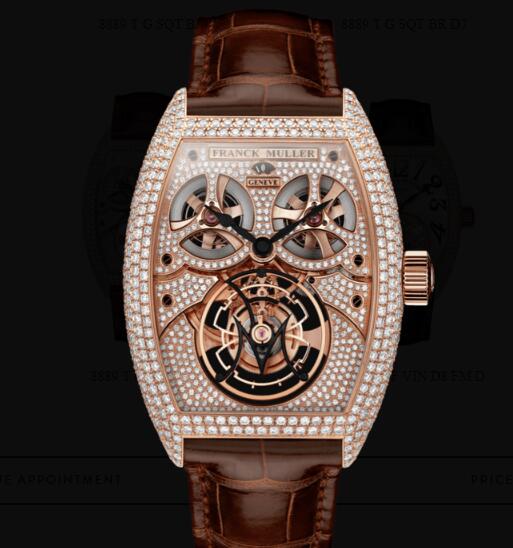 Review Franck Muller Giga Tourbillon Replica Watches for sale Cheap Price 8889 T G D8 MVT D 5N